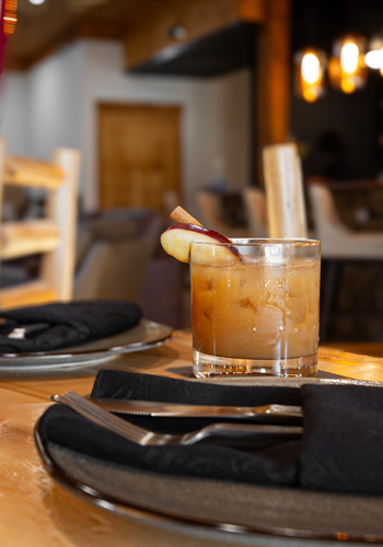 A Drink at The Lodge